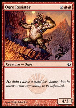 Ogre Resister⁣ - Mirrodin Besieged⁣ (Common)⁣ [72]