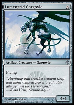 Lumengrid Gargoyle⁣ - Mirrodin Besieged⁣ (Uncommon)⁣ [112]