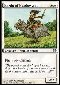 Knight of Meadowgrain⁣ - Duel Decks: Knights vs. Dragons⁣ (Uncommon)⁣ [5]