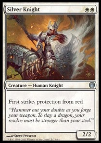 Silver Knight⁣ - Duel Decks: Knights vs. Dragons⁣ (Uncommon)⁣ [8]