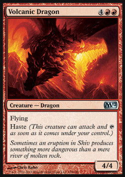 Volcanic Dragon⁣ - Magic 2012⁣ (Uncommon)⁣ [158]