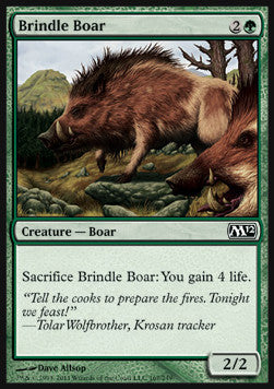 Brindle Boar⁣ - Magic 2012⁣ (Common)⁣ [167]