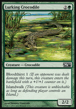 Lurking Crocodile⁣ - Magic 2012⁣ (Common)⁣ [184]