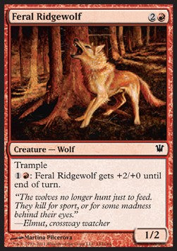Feral Ridgewolf⁣ - Innistrad⁣ (Common)⁣ [142]