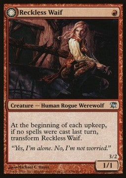Reckless Waif / Merciless Predator⁣ - Innistrad⁣ (Uncommon)⁣ [159]