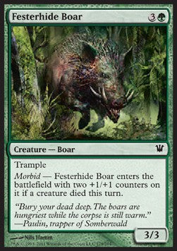 Festerhide Boar⁣ - Innistrad⁣ (Common)⁣ [179]