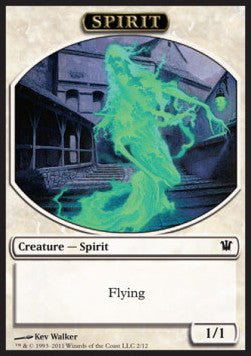 Spirit Token (White 1/1) - Innistrad (Token) [ISD-T2]
