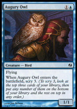 Augury Owl - Duel Decks: Venser vs. Koth (Common) [DDI-3]