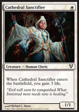 Cathedral Sanctifier⁣ - Avacyn Restored⁣ (Common)⁣ [11]