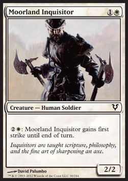 Moorland Inquisitor⁣ - Avacyn Restored⁣ (Common)⁣ [30]