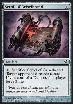 Scroll of Griselbrand⁣ - Avacyn Restored⁣ (Common)⁣ [221]