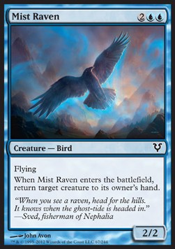 Mist Raven⁣ - Avacyn Restored⁣ (Common)⁣ [67]