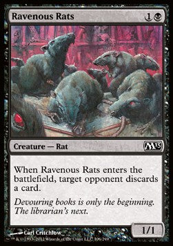 Ravenous Rats⁣ - Magic 2013⁣ (Common)⁣ [106]