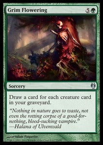 Grim Flowering⁣ - Duel Decks: Izzet vs. Golgari⁣ (Uncommon)⁣ [75]