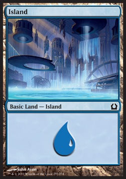 Island (V.1)⁣ - Return to Ravnica⁣ (Land)⁣ [255]