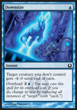 Downsize⁣ - Return to Ravnica⁣ (Common)⁣ [38]