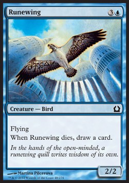 Runewing⁣ - Return to Ravnica⁣ (Common)⁣ [48]