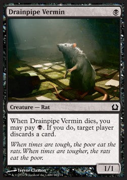 Drainpipe Vermin⁣ - Return to Ravnica⁣ (Common)⁣ [66]