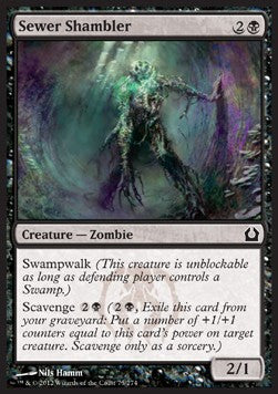 Sewer Shambler⁣ - Return to Ravnica⁣ (Common)⁣ [75]