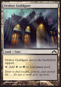 Orzhov Guildgate⁣ - Gatecrash⁣ (Common)⁣ [244]