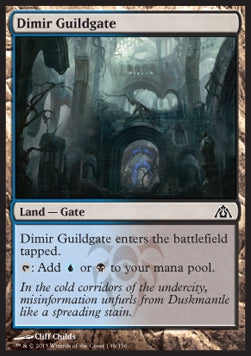 Dimir Guildgate⁣ - Dragon's Maze⁣ (Common)⁣ [148]