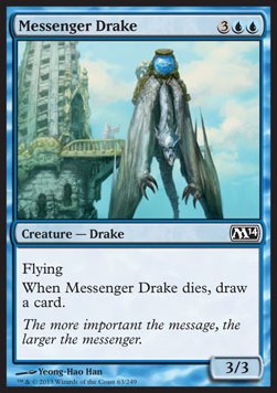Messenger Drake⁣ - Magic 2014⁣ (Common)⁣ [63]