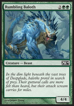 Rumbling Baloth⁣ - Magic 2014⁣ (Common)⁣ [193]