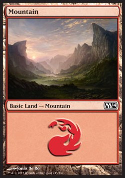 Mountain (V.2)⁣ - Magic 2014⁣ (Land)⁣ [243]