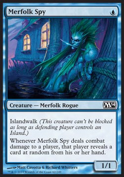 Merfolk Spy⁣ - Magic 2014⁣ (Common)⁣ [62]
