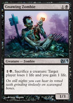 Gnawing Zombie⁣ - Magic 2014⁣ (Uncommon)⁣ [99]