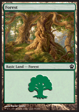Forest (V.4)⁣ - Theros⁣ (Land)⁣ [249]