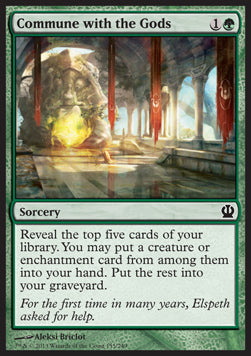 Commune with the Gods⁣ - Theros⁣ (Common)⁣ [155]