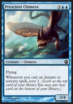 Prescient Chimera⁣ - Theros⁣ (Common)⁣ [59]