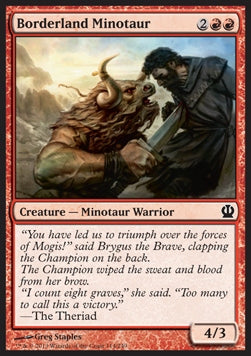 Borderland Minotaur⁣ - Theros⁣ (Common)⁣ [114]