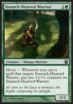 Staunch-Hearted Warrior⁣ - Theros⁣ (Common)⁣ [179]