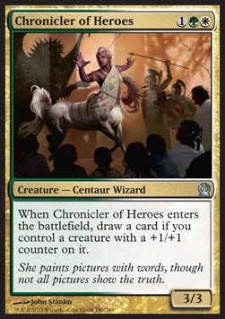 Chronicler of Heroes⁣ - Theros⁣ (Uncommon)⁣ [190]