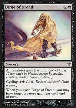 Dirge of Dread⁣ - Commander 2013⁣ (Common)⁣ [73]