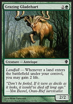 Grazing Gladehart⁣ - Commander 2013⁣ (Common)⁣ [147]