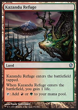 Kazandu Refuge⁣ - Commander 2013⁣ (Uncommon)⁣ [301]