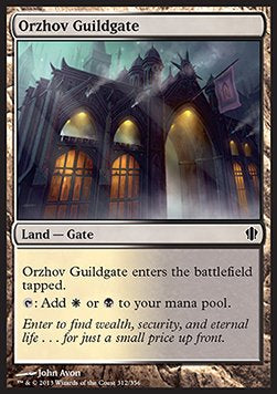 Orzhov Guildgate⁣ - Commander 2013⁣ (Common)⁣ [312]