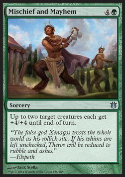 Mischief and Mayhem⁣ - Born of the Gods⁣ (Uncommon)⁣ [126]