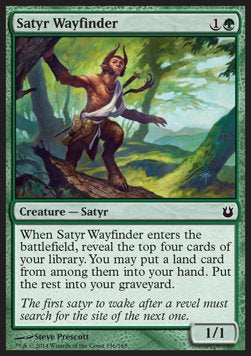 Satyr Wayfinder⁣ - Born of the Gods⁣ (Common)⁣ [136]