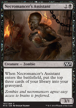 Necromancer's Assistant⁣ - Magic 2015⁣ (Common)⁣ [107]