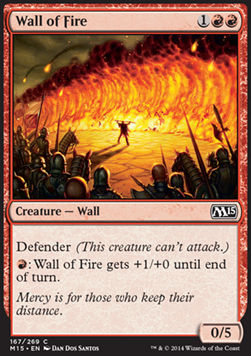 Wall of Fire⁣ - Magic 2015⁣ (Common)⁣ [167]