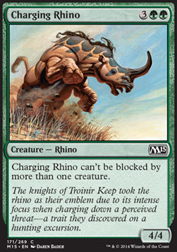 Charging Rhino⁣ - Magic 2015⁣ (Common)⁣ [171]