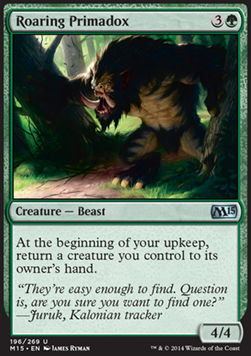 Roaring Primadox - Magic 2015 (Uncommon) [M15-196]