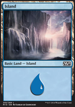 Island (V.2)⁣ - Magic 2015⁣ (Land)⁣ [255]