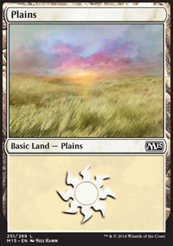 Plains (V.2)⁣ - Magic 2015⁣ (Land)⁣ [251]