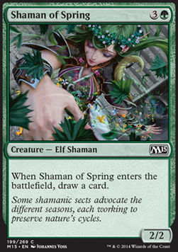 Shaman of Spring⁣ - Magic 2015⁣ (Common)⁣ [199]