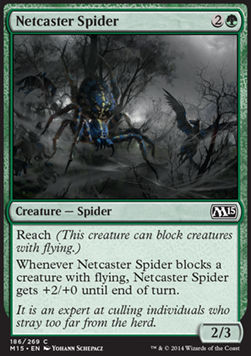 Netcaster Spider⁣ - Magic 2015⁣ (Common)⁣ [186]